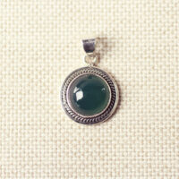 groene onyx ketting hanger