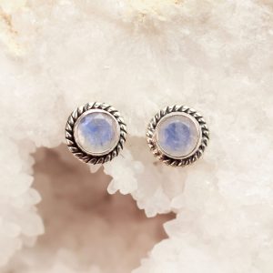 maansteen moonstone earrings