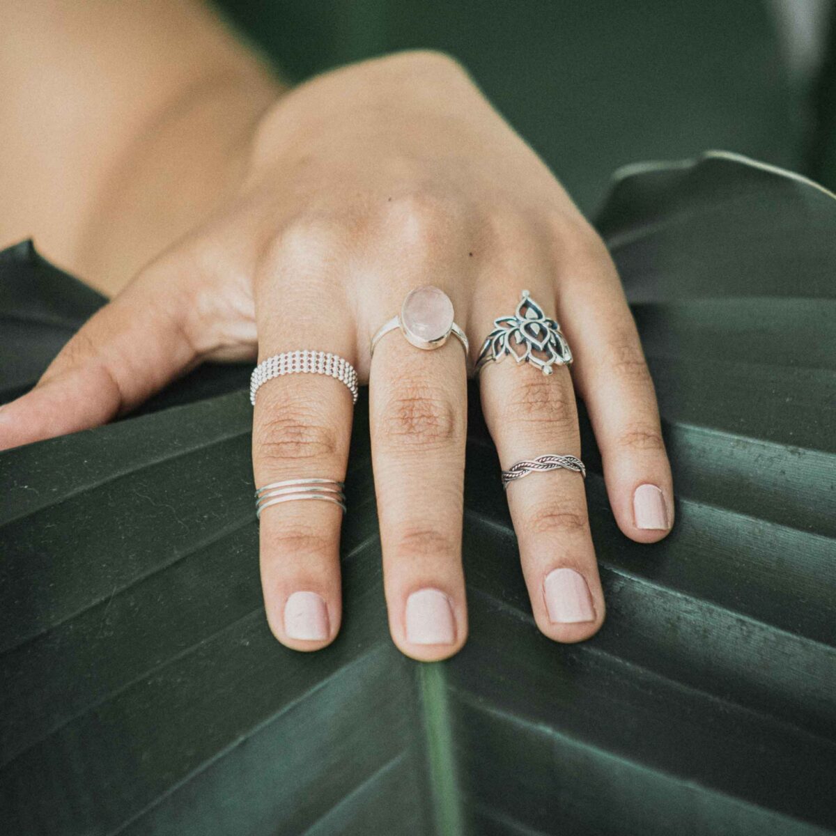 pot Helaas Almachtig Bali vingertop ring | 925 zilver | Edelsteen sieraden - Natuursieraad