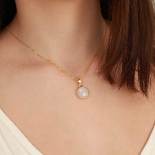Zilveren ketting met hanger voor dames | -NL