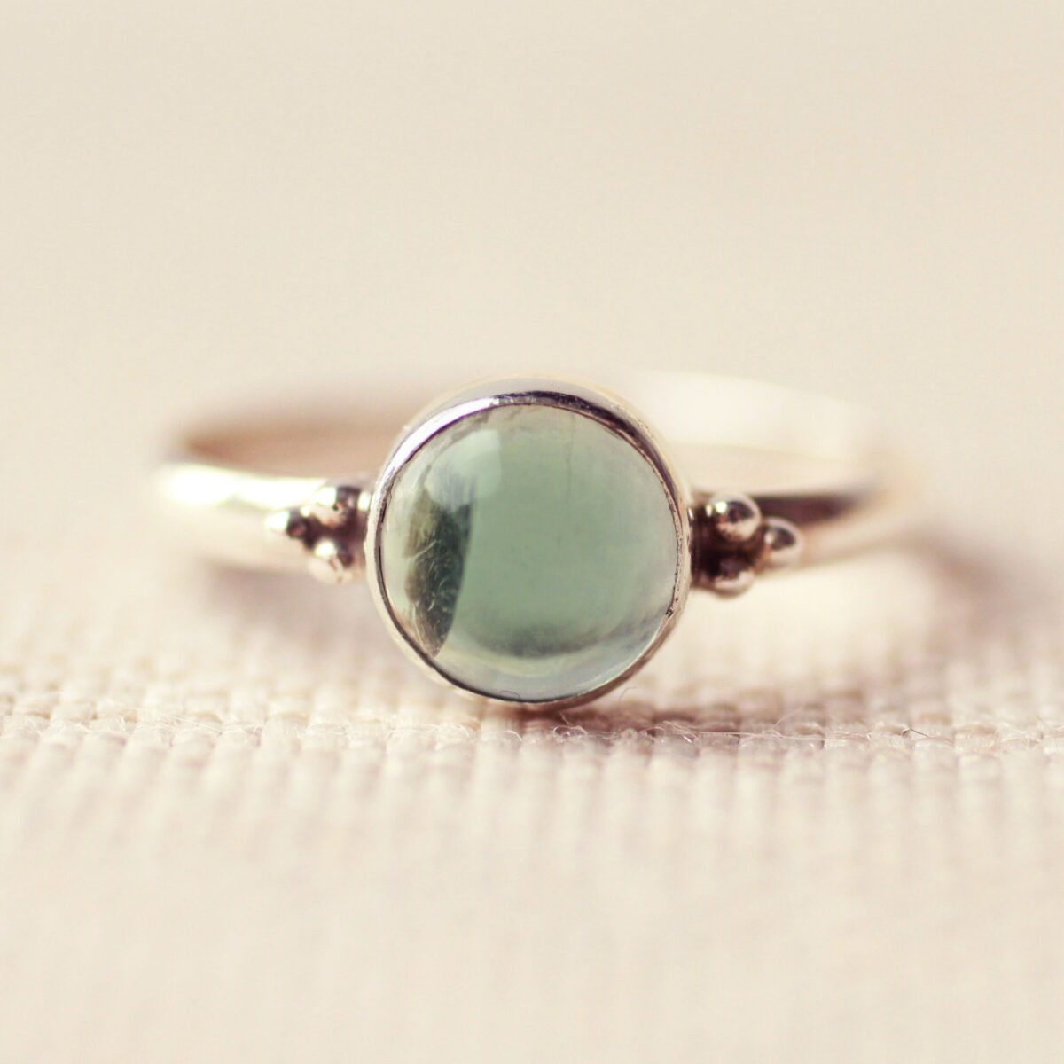 Stoel prototype chef Apatiet ring | Groene edelsteen sieraden | 925 zilver - Natuursieraad
