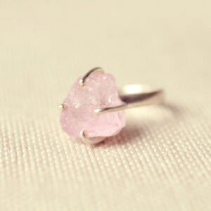 ruwe morganiet ring
