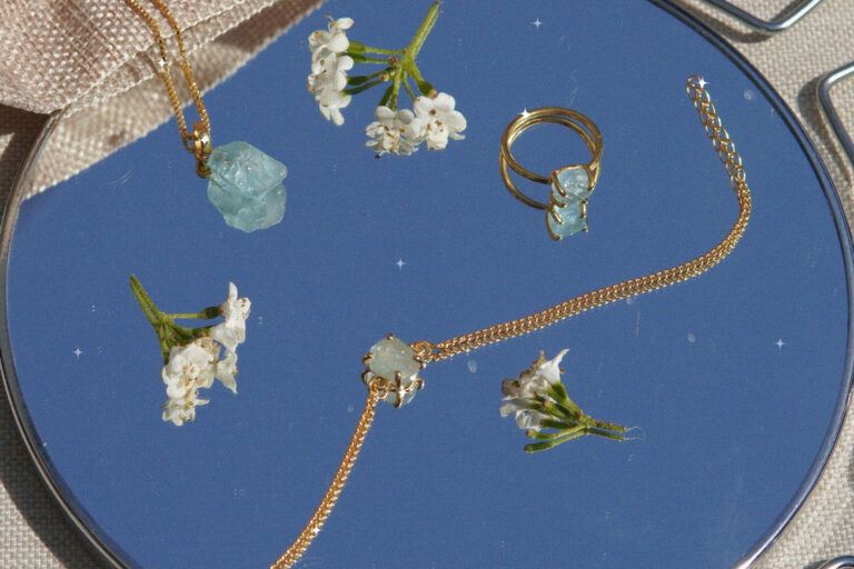 aquamarijn sieraden