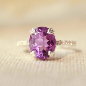 amethist ring diamanten