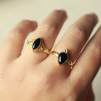 onyx ringen goud