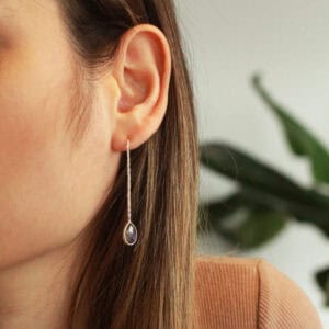 labradoriet oorbellen