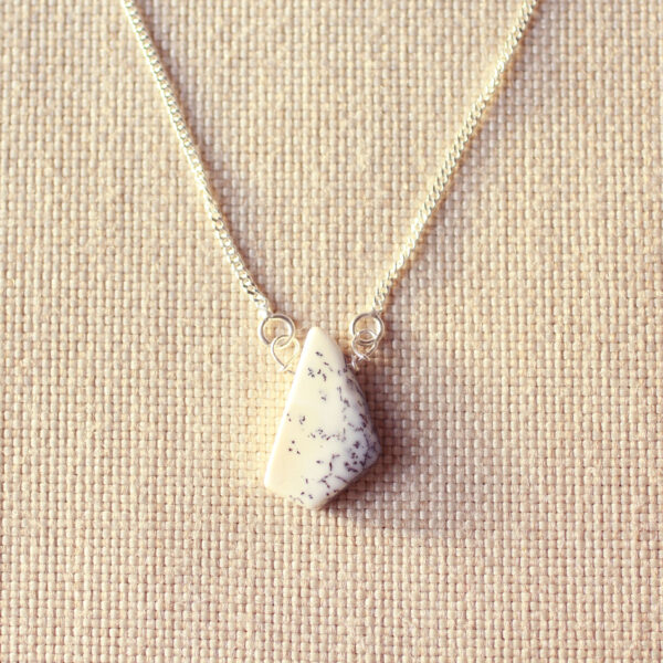 dendriet opaal ketting