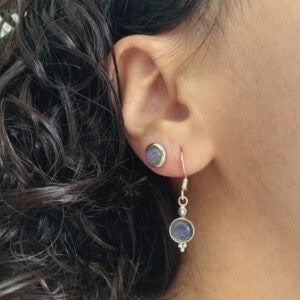 labradoriet oorbellen