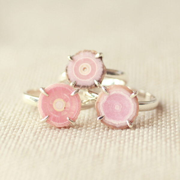 Rhodochrosiet ring