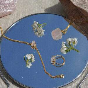 rozenkwarts sieraden