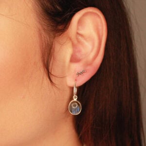 labradoriet oorbellen