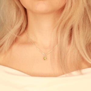 peridoot ketting klein