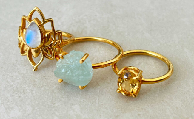 gouden edelsteen sieraden