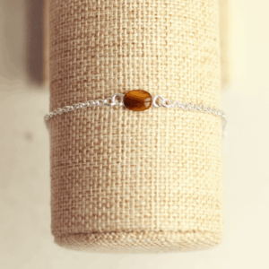 Tijgeroog armband 925 zilver - NIVARA