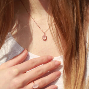rosegold rozenkwarts sieraden