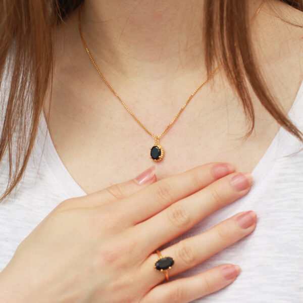 onyx sieraden goud