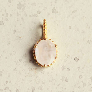 GOUDEN MAANSTEEN KETTING