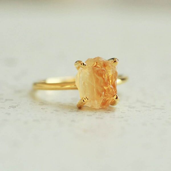 ruwe citrien ringen