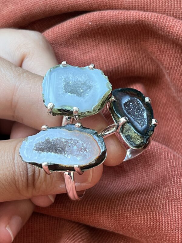 Geode ring 925 zilver - DAISY - Afbeelding 4