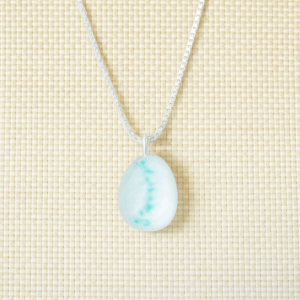 larimar ketting zilver