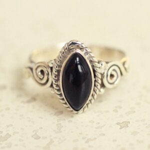 Onyx ring 925 zilver - ZELZA