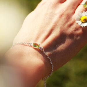 peridoot armband zilver