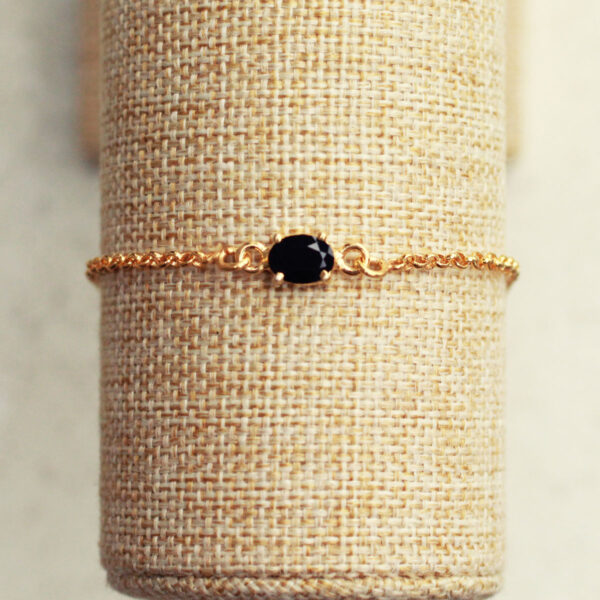 onyx armband goud
