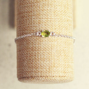 peridoot armband zilver