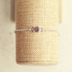 labradoriet zilver armband