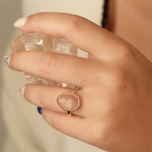 perzik maansten ring