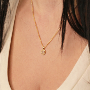 hartje rozenkwarts ketting