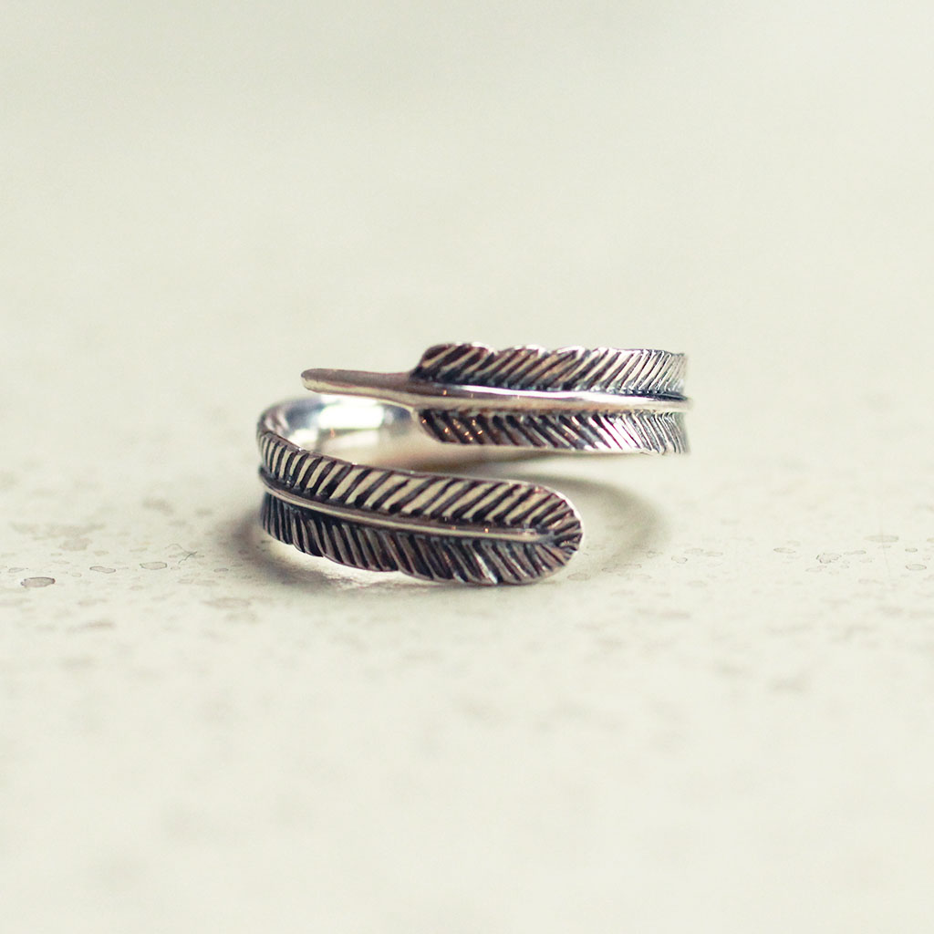 veer ring zilver veer ring zilver