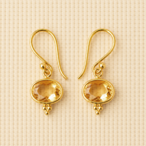 CITRIEN GOLD OORBELLEN